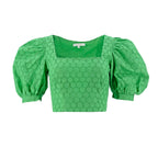 Blusa Olivaceous Mangas Cortas Lisa P/ Damas by Olivaceous