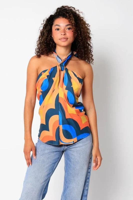 Blusa Olivaceous Estampada P/ Damas by Olivaceous