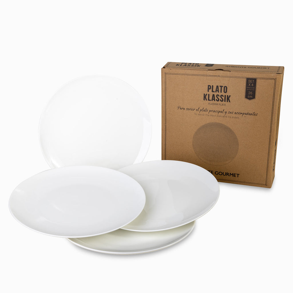 Plato principal Klassik 26cm set x4