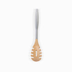 Cucharon pasta acero y bambu