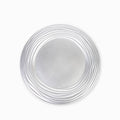 Plato bade dahlia plateado