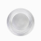 Plato bade dahlia plateado