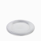 Plato bade dahlia plateado