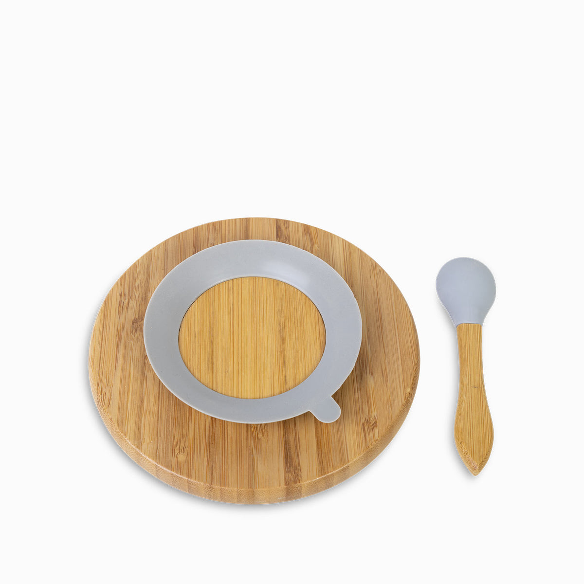 Plato para niños en bambu