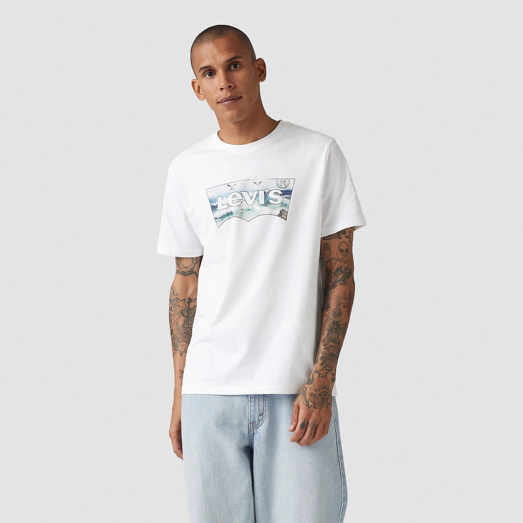 Camiseta Levis Mangas Cortas Estampada Para Caballeros by Levis