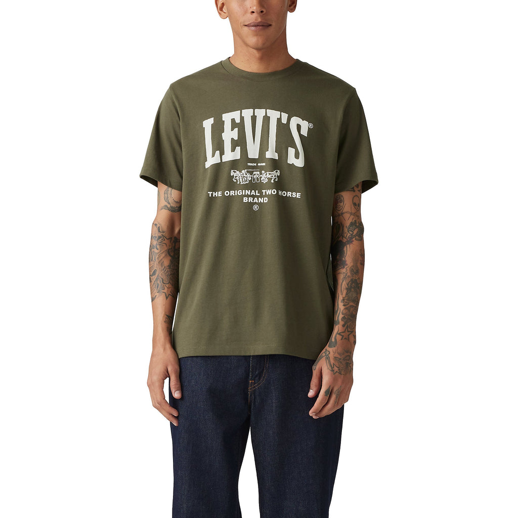 Camiseta Levis Mangas Cortas Estampada Para Caballeros by Levis