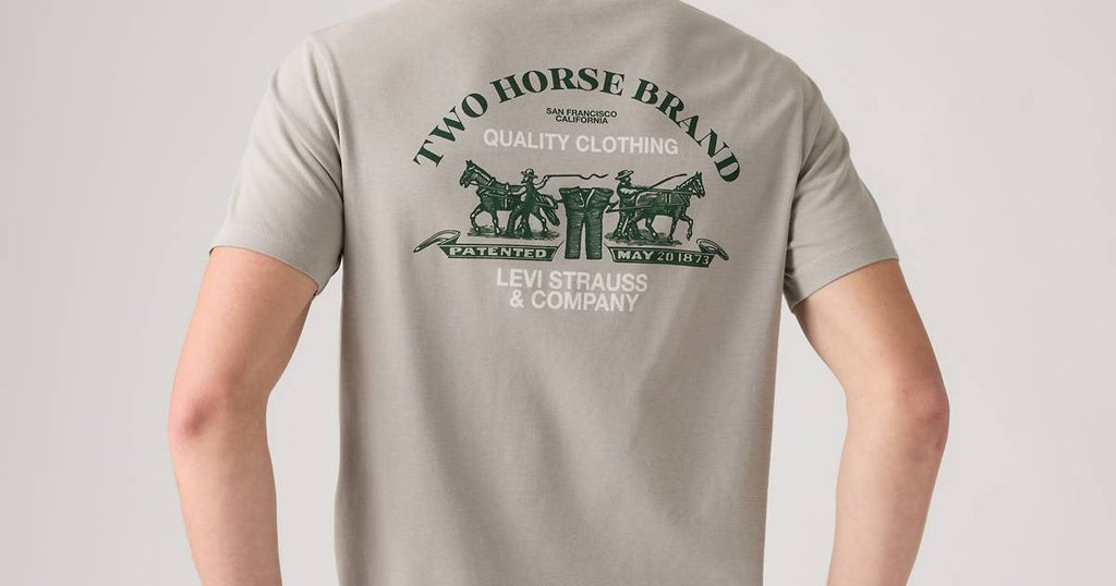Camiseta Levis Mangas Cortas Two Horse Brand para Caballeros