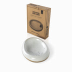 Tazon piedra gayra blanco 26x20x6