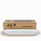 Bandeja gayra blanco 38x15cm