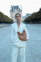 Saddle Shoulder Bag, Honey