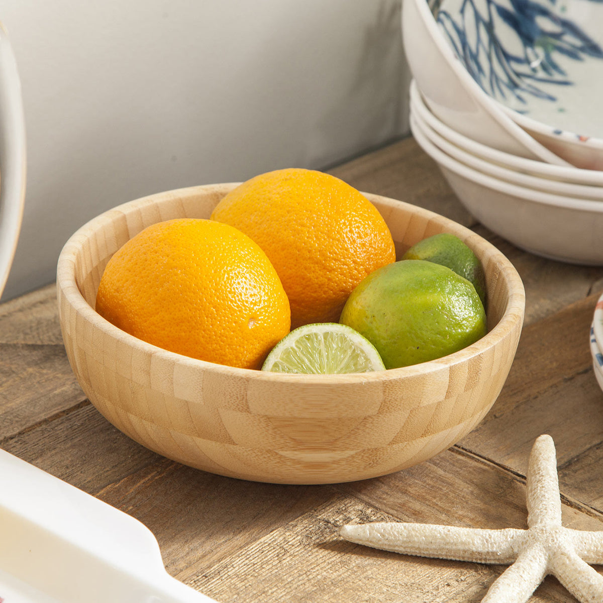 Bowl para servir en bambu 20cm