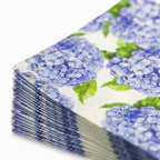Servilletas hortensia morada set x20
