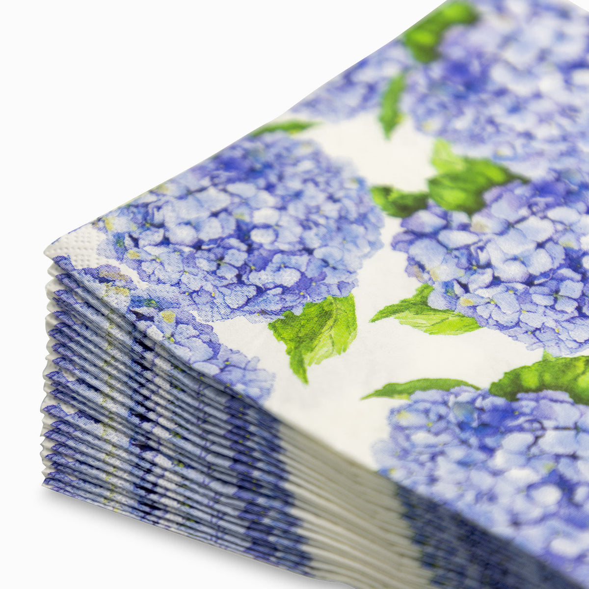 Servilletas hortensia morada set x20