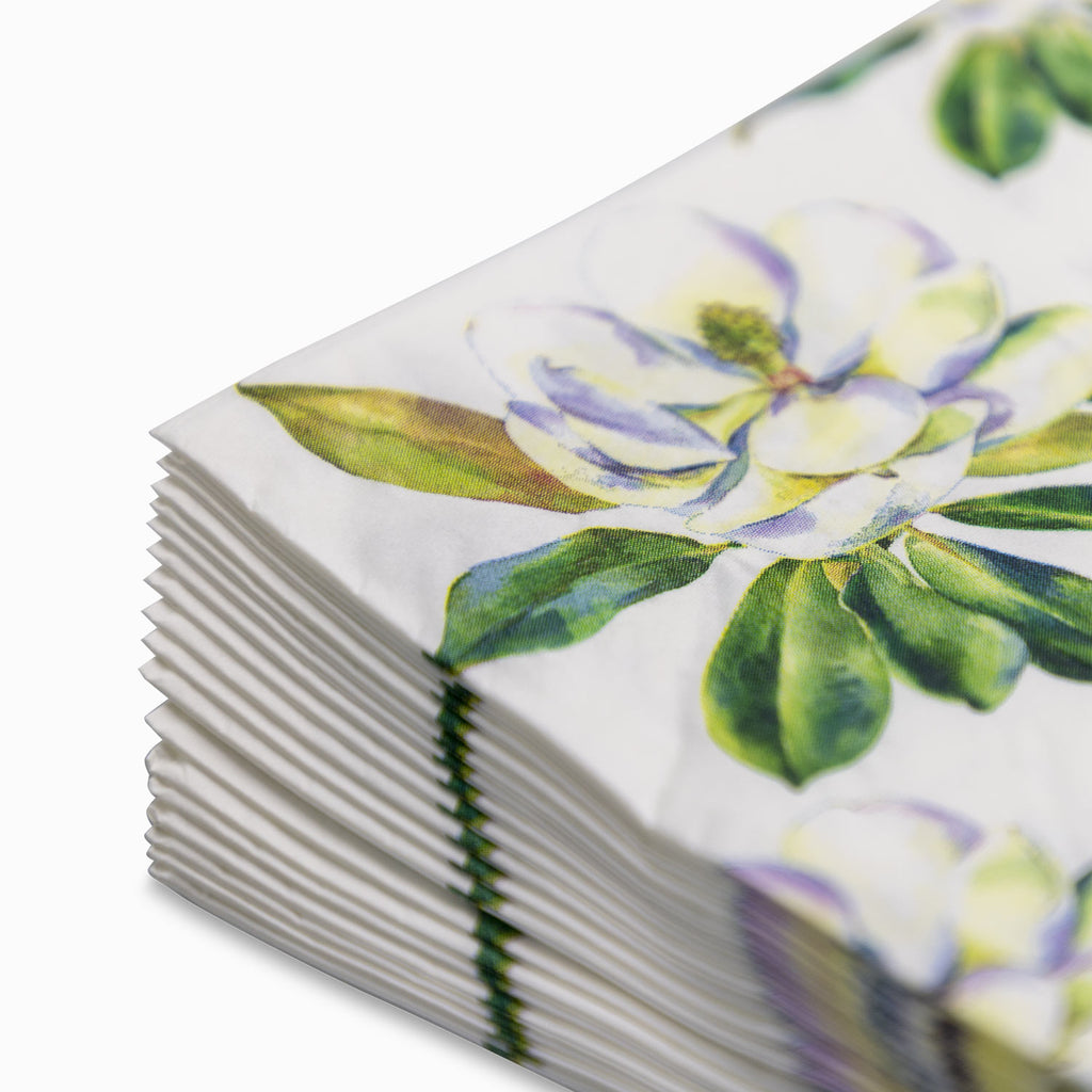 Servilletas flor magnolia set x20