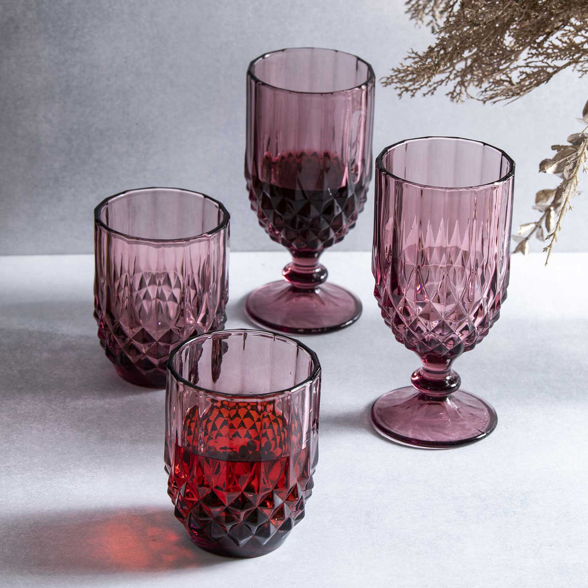 Vaso valenti borgoña 330ml setx2