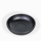 Tazon negro mate 25 cm