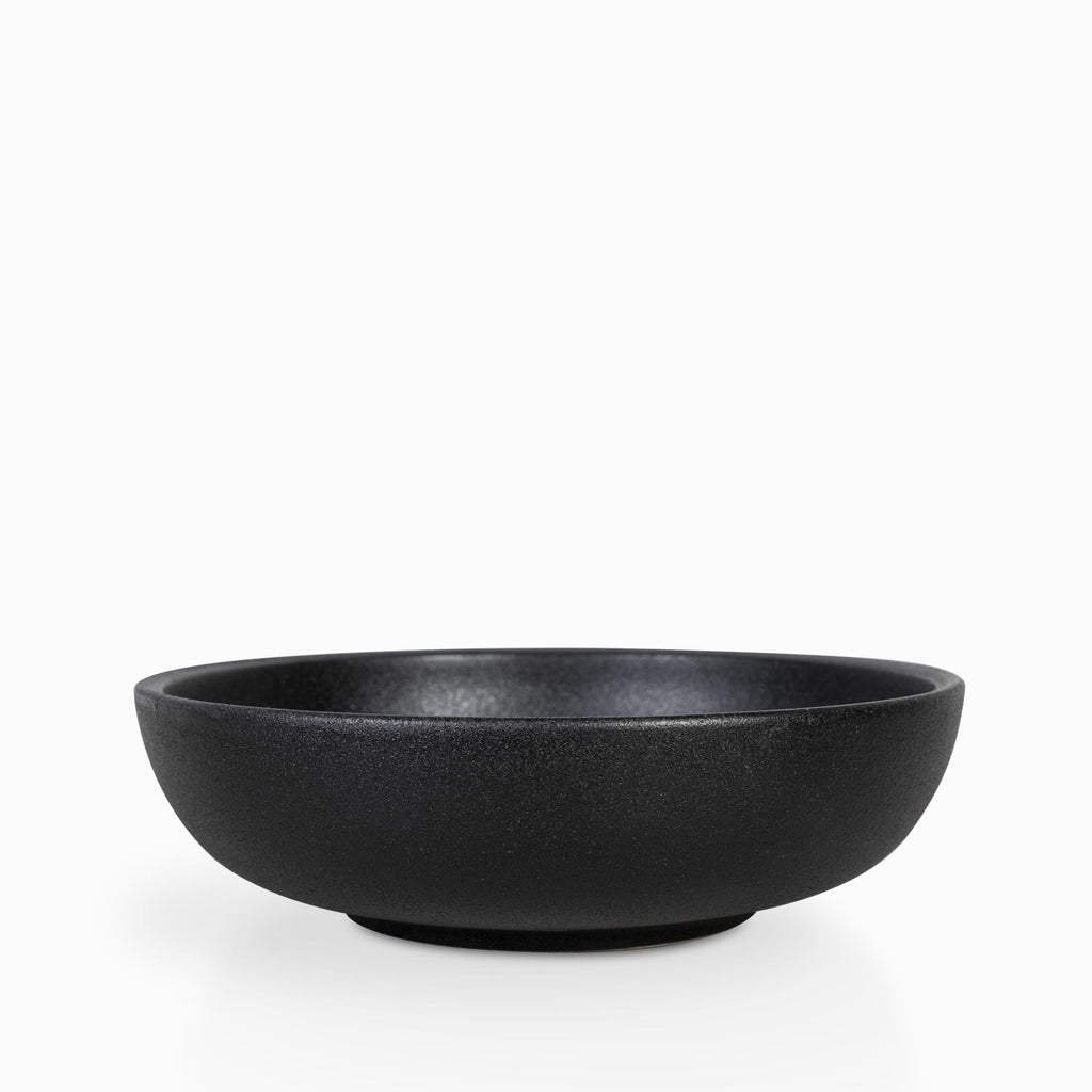 Tazon negro mate 25 cm
