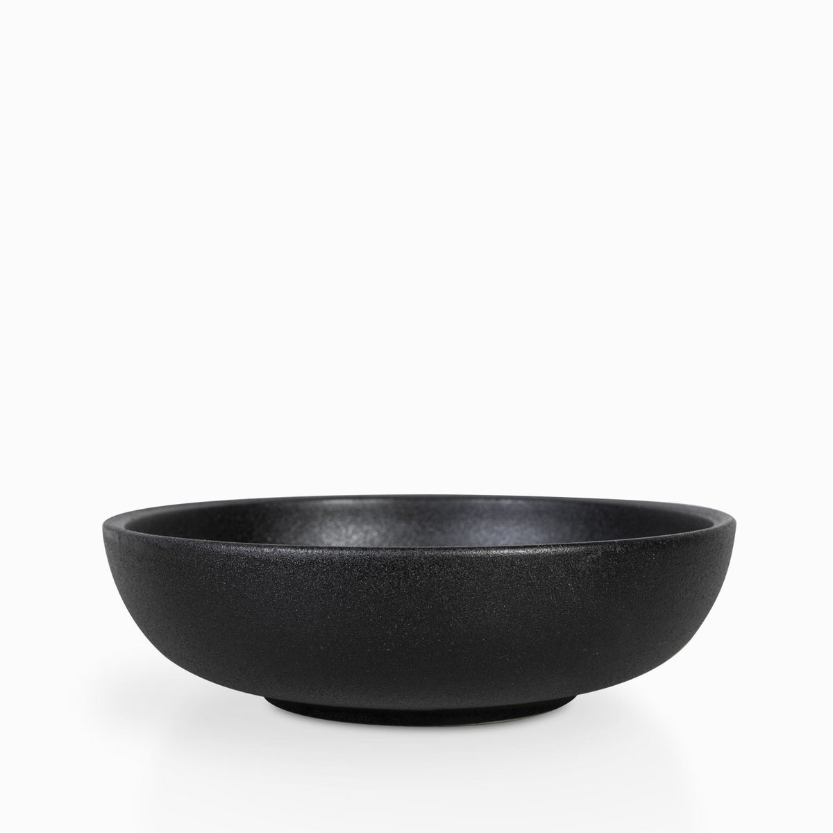 Tazon negro mate 25 cm