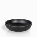 Tazon negro mate 25 cm