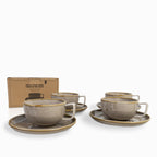 Pocillo y plato siena setx4