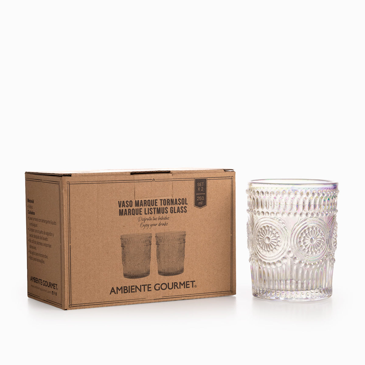 Vaso marque tornasol setx2