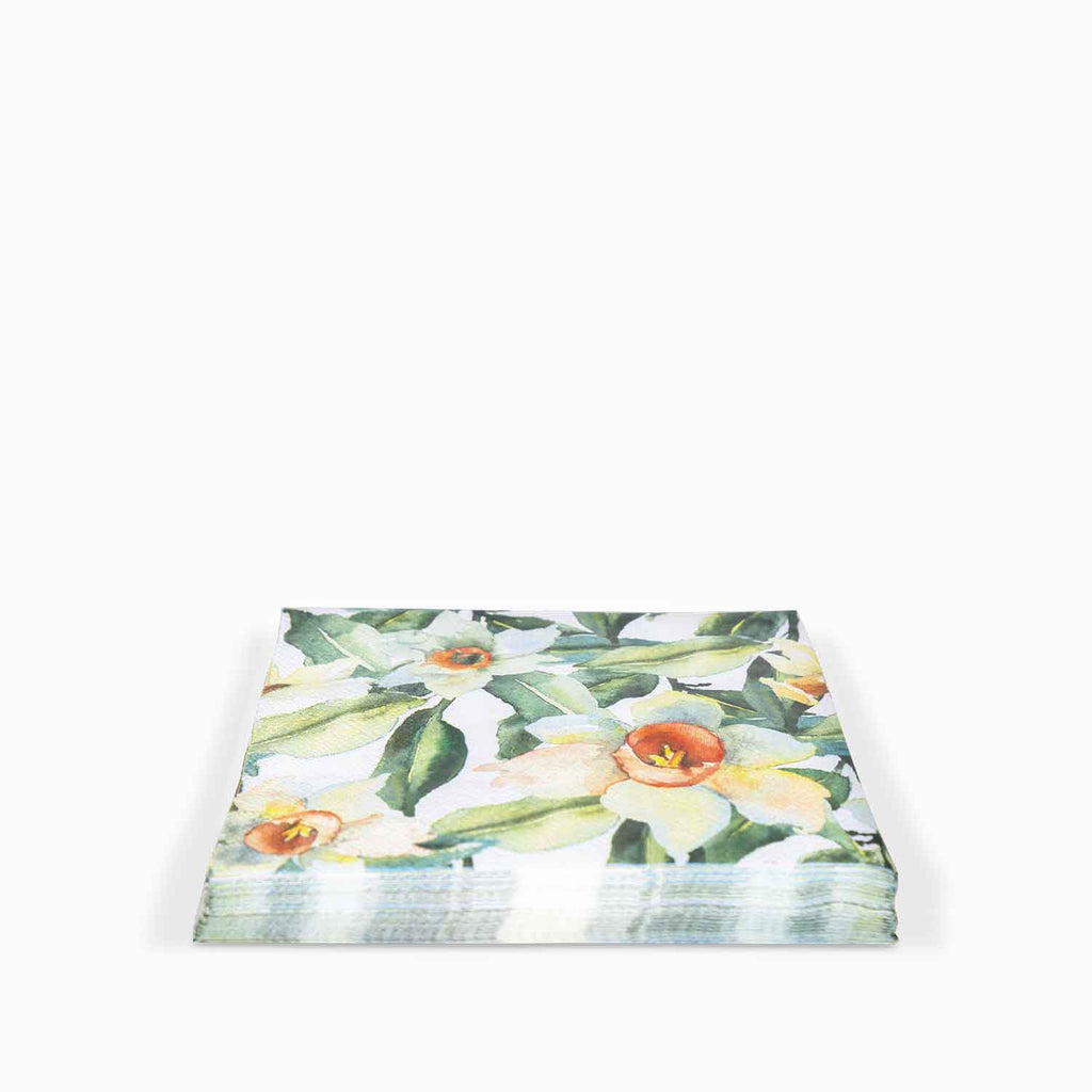 Servilletas flor naranja set x20