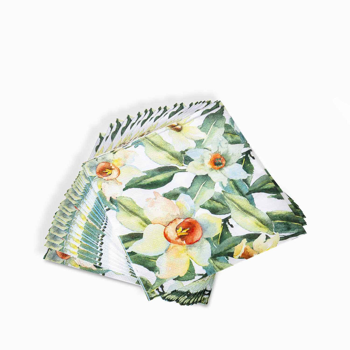 Servilletas flor naranja set x20