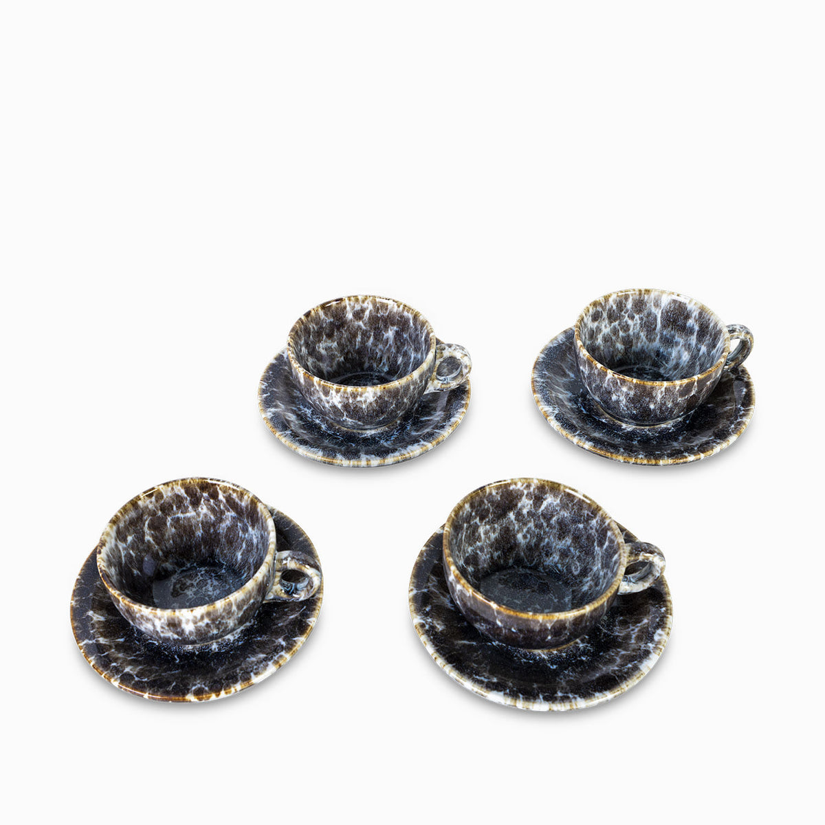 Pocillo y plato costellazione 260mlsetx4
