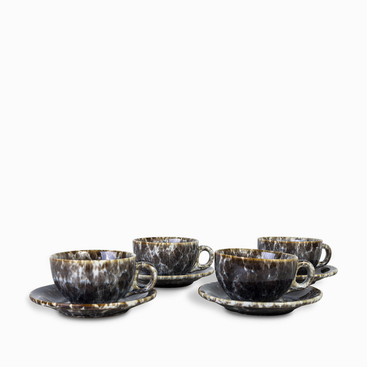 Pocillo y plato costellazione 260mlsetx4