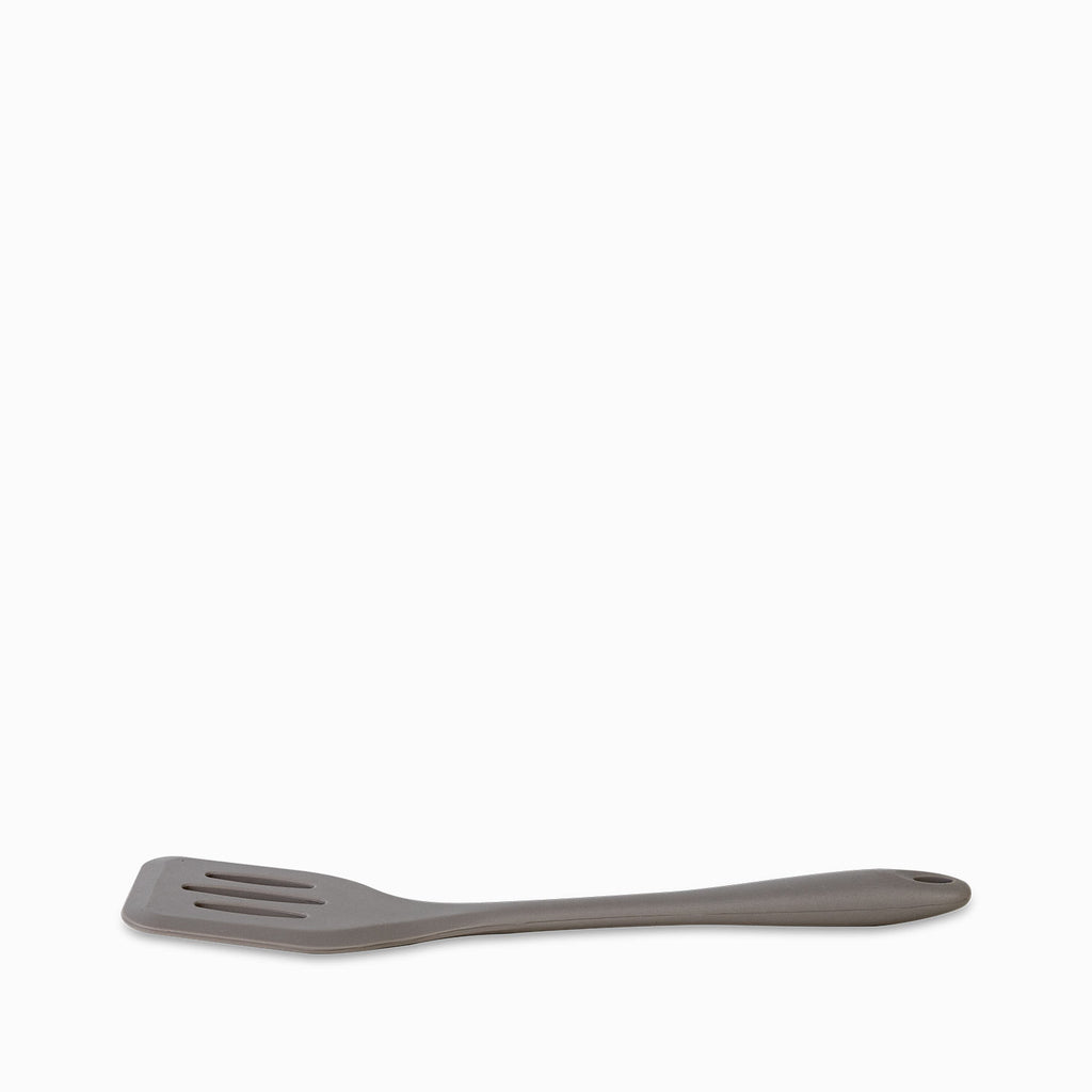 Espatula ranurada silicona gris