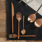 Cubiertos Alton copper set x16