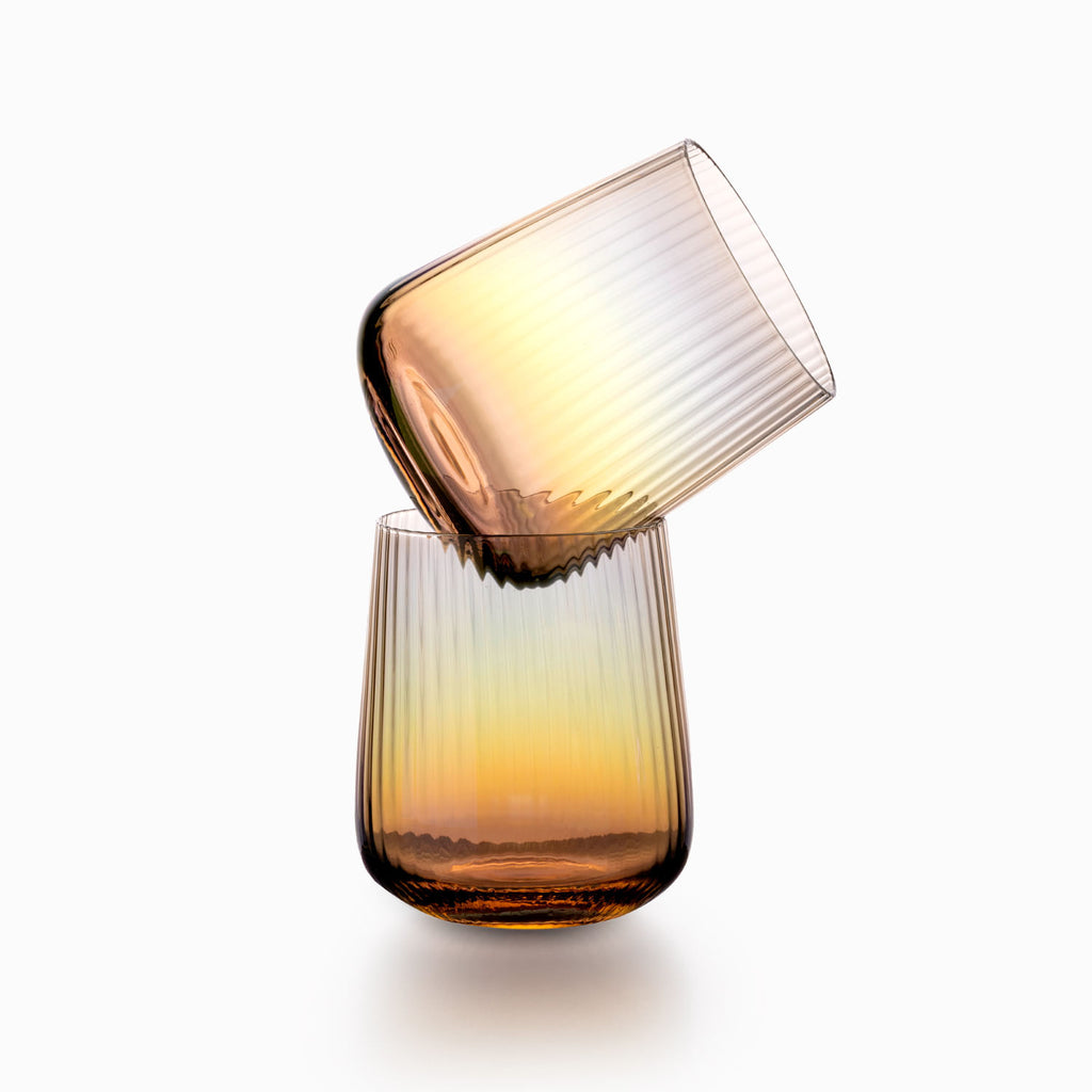 Vaso ambar tornasol setx2