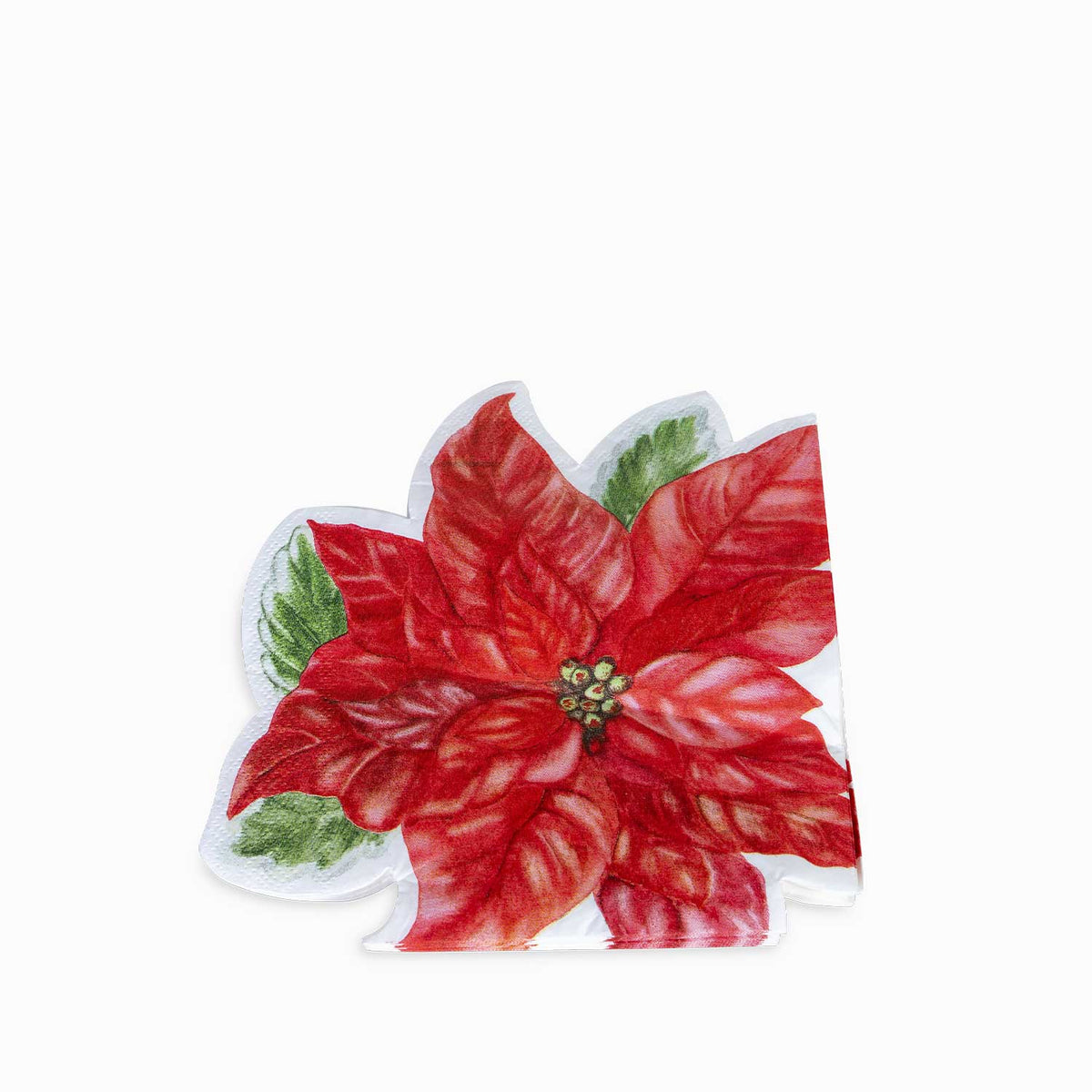 Servilletas flor poinsettia