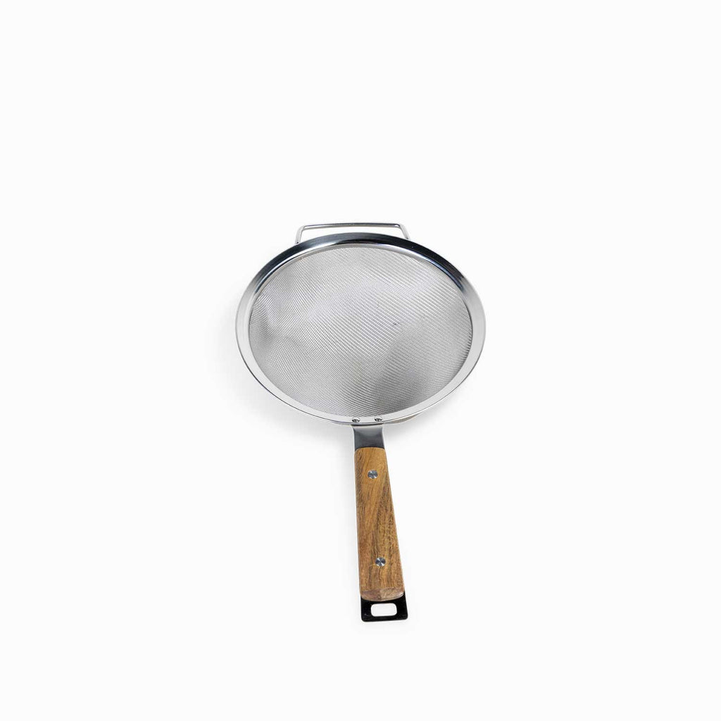 Colador mango de madera 20cm
