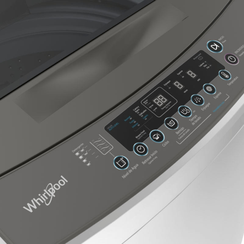 LAVADORA 14 KILOS GRIS WHIRLPOOL