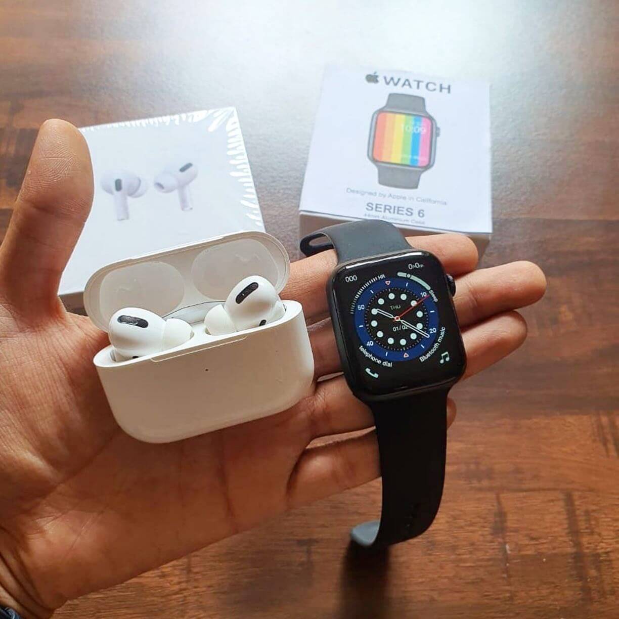 Combo Reloj Inteligente Serie 8 + Audífonos PRO