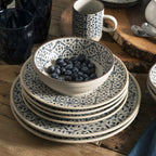 Plato mediano malaga 20cm setx4