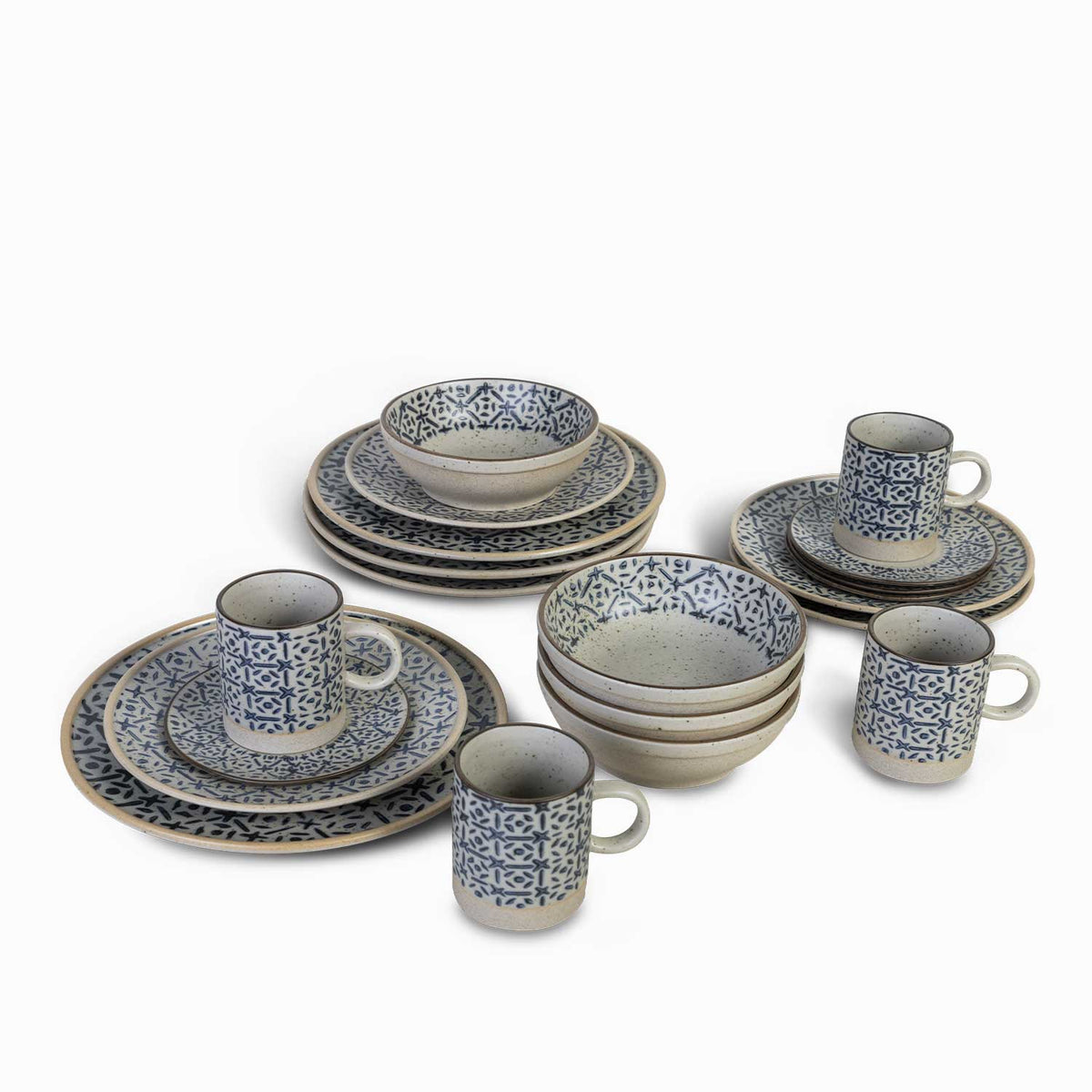 Plato mediano malaga 20cm setx4