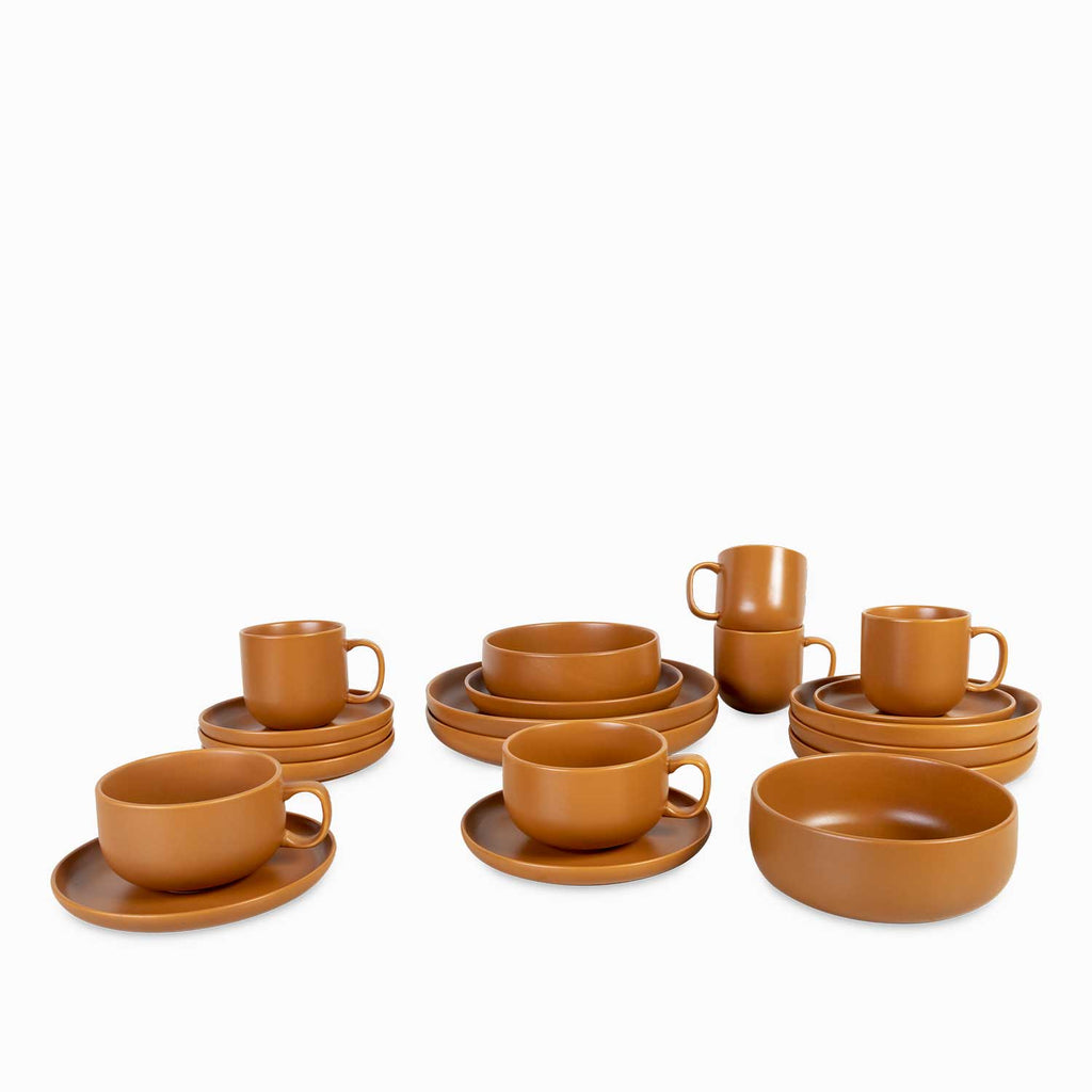 Pocillo y plato morelos 400ml setx2
