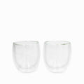 Vaso doble pared curvo 300ml setx2