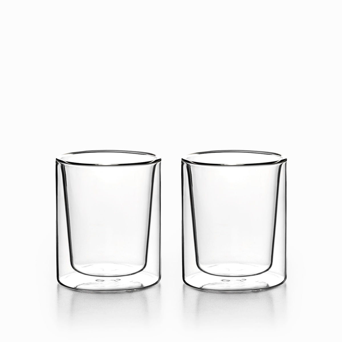 Vaso doble pared recto 270ml set x2