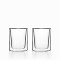 Vaso doble pared recto 270ml set x2