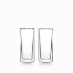 Vaso doble pared recto 400ml set x2