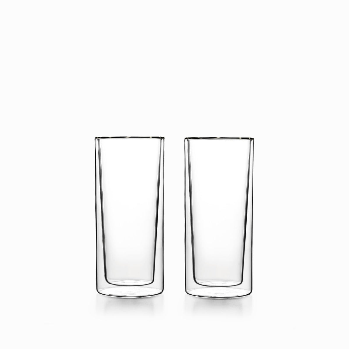 Vaso doble pared recto 400ml set x2