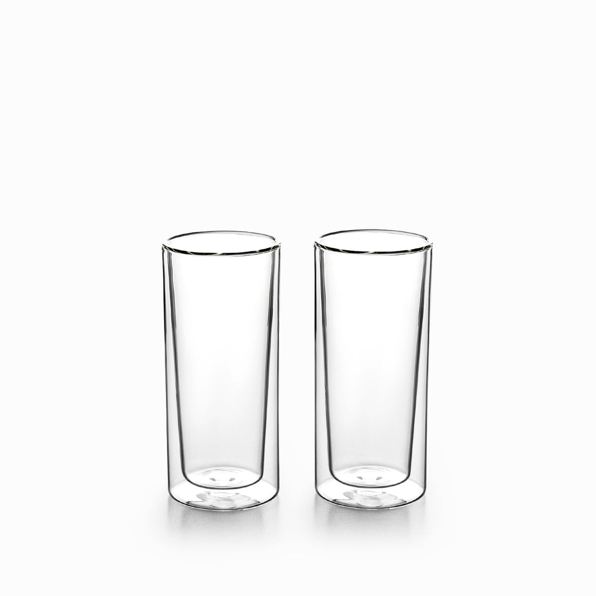Vaso doble pared recto 400ml set x2
