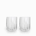 Vaso líneas blancas 360ml setx2