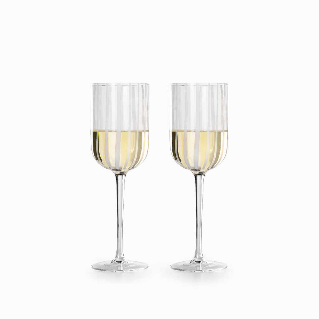 Copa líneas blancas 345ml setx2