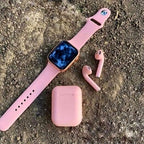 Combo Reloj Inteligente Serie 8 + Audifonos Bluetooth