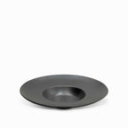Plato hondo negro mate 27cm
