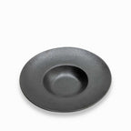 Plato hondo negro mate 27cm